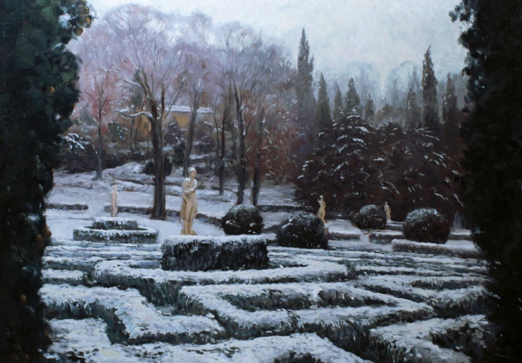 Giardino Giusti inverno