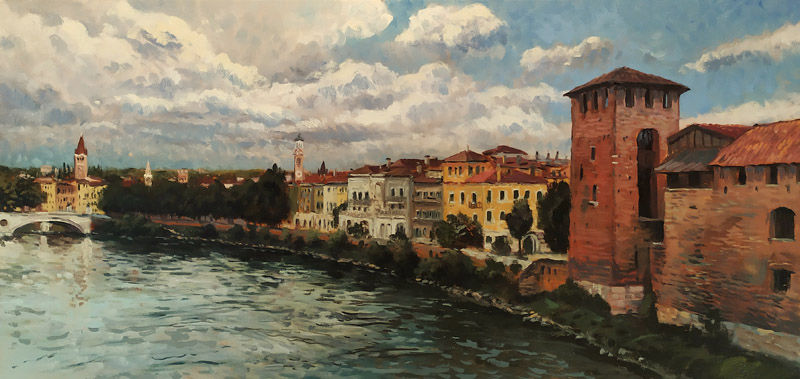 Verona pittore painter dipinto Castelvecchio