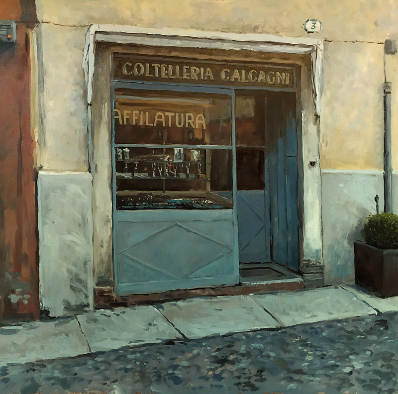 Verona pittore painter dipinto Centro storico