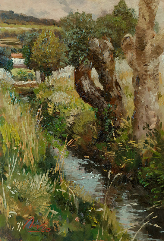 Fosso Montorio Kunstmaler pittore painter dipinto Gemälde 