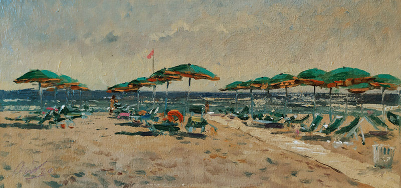 Toscana Versilia Kunstmaler pittore painter dipinto Gemälde 