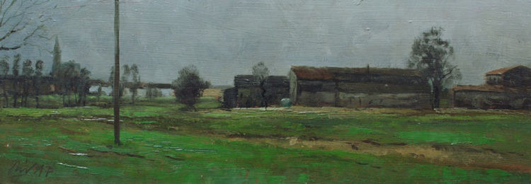 Verso sera Pianura padana